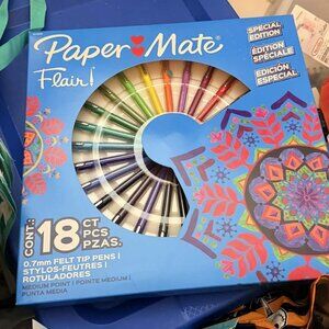Papermate Flair Gift Set - 18 CT - 0.7 mm felt tip pen set - 3 available - NEW